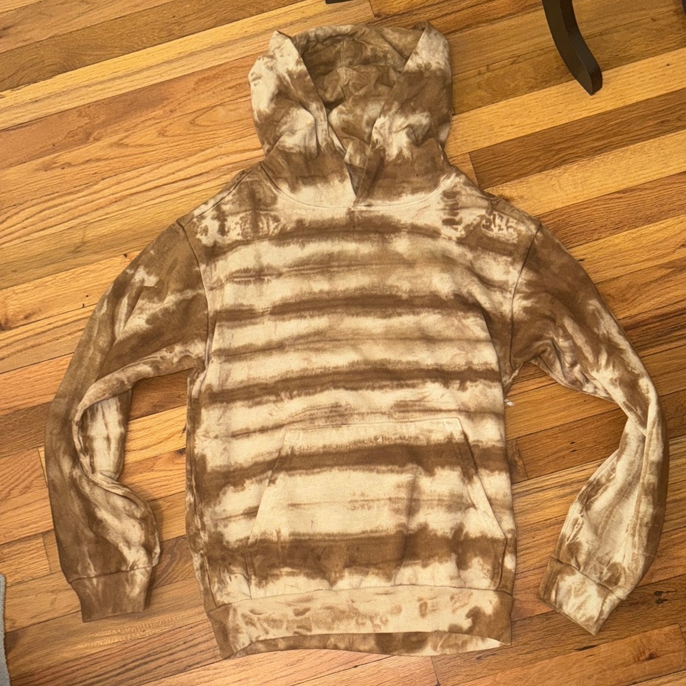 TALENTLESS Brown Tie-Dye Hoodie